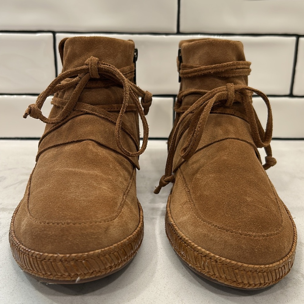 Ugg Women's Reid Suede Leather - Chestnut Boots - Picture 5 of 16